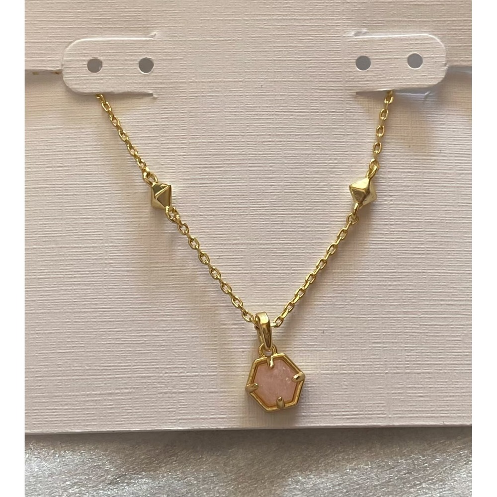 Kendra Scott Pink Pendant Necklace